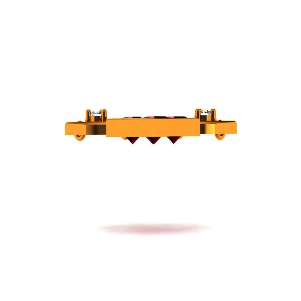 14KT (585) Yellow Gold And Diamond Pendant For Women