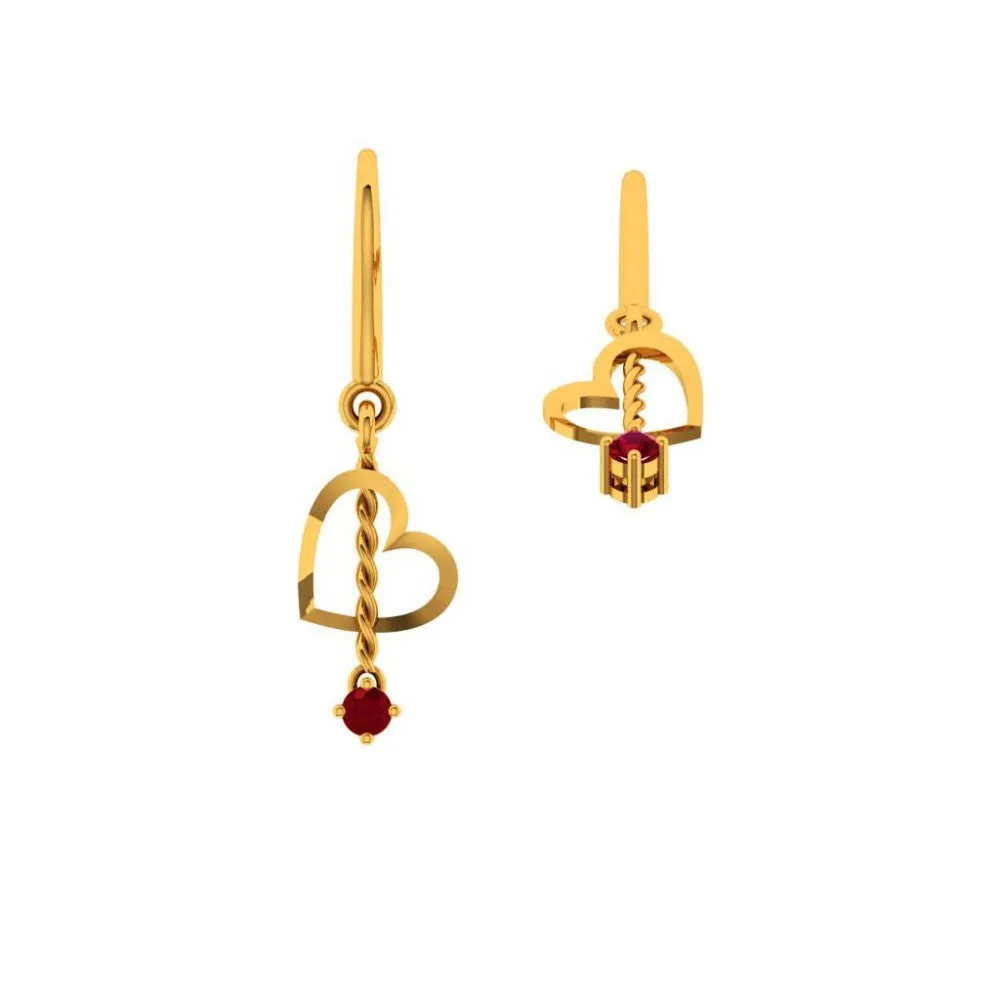 14KT (585) Yellow Gold Earring For Women