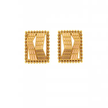 14KT (585) Yellow Gold Earrings For Women