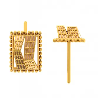 14KT (585) Yellow Gold Earrings For Women