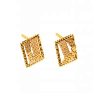 14KT (585) Yellow Gold Earrings For Women