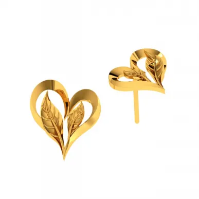 14KT (585) Yellow Gold Earrings For Women