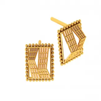 14KT (585) Yellow Gold Earrings For Women