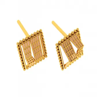 14KT (585) Yellow Gold Earrings For Women