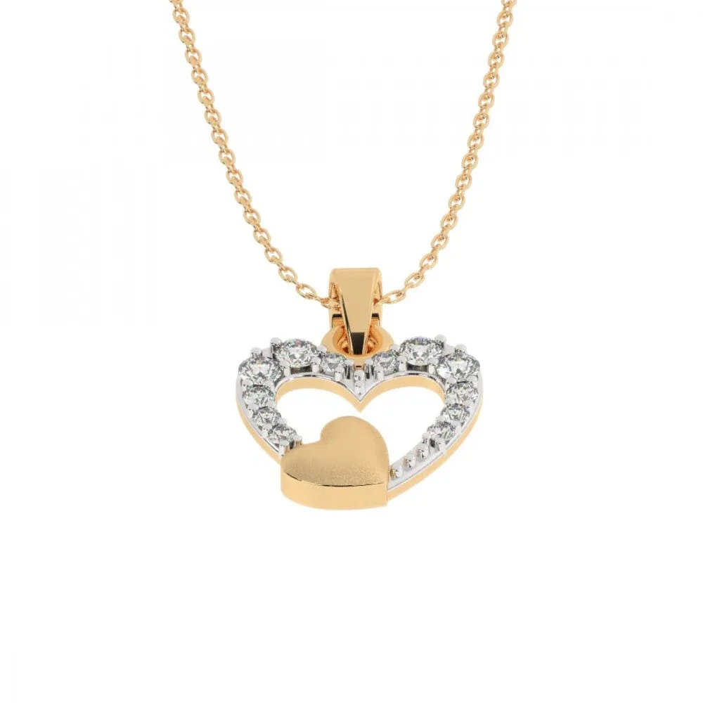 14KT (585) Yellow Gold Pendant For Women