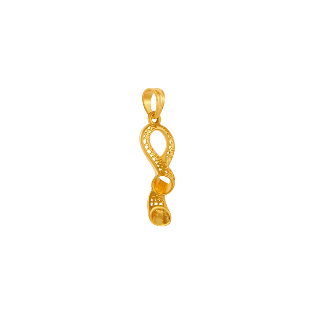 14KT (585) Yellow Gold Pendant For Women