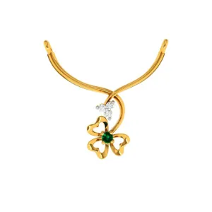 14KT (585) Yellow Gold Pendant For Women