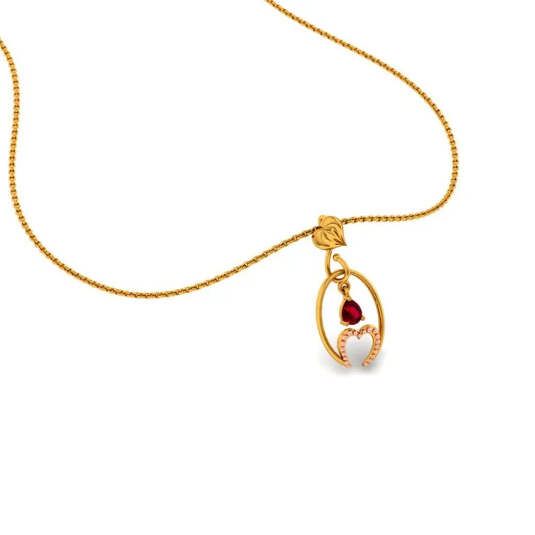 14KT (585) Yellow Gold Pendant For Women