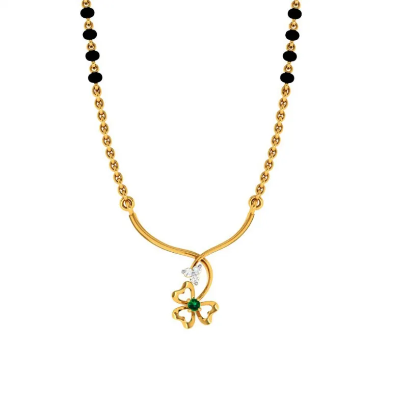 14KT (585) Yellow Gold Pendant For Women