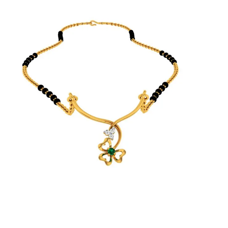 14KT (585) Yellow Gold Pendant For Women
