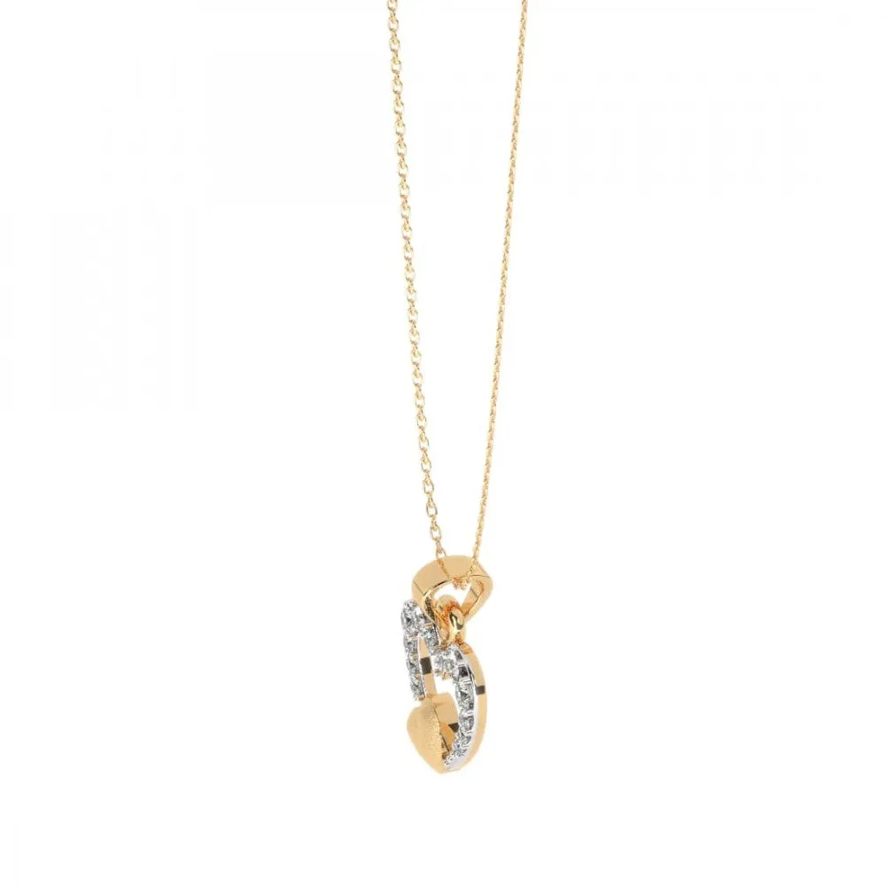 14KT (585) Yellow Gold Pendant For Women