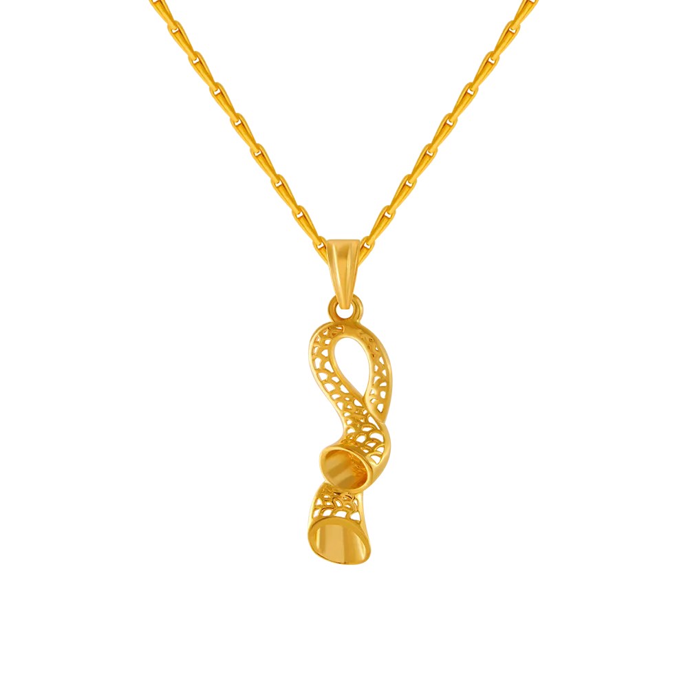 14KT (585) Yellow Gold Pendant For Women