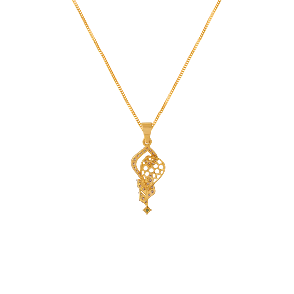 14KT (585) Yellow Gold Pendant For Women