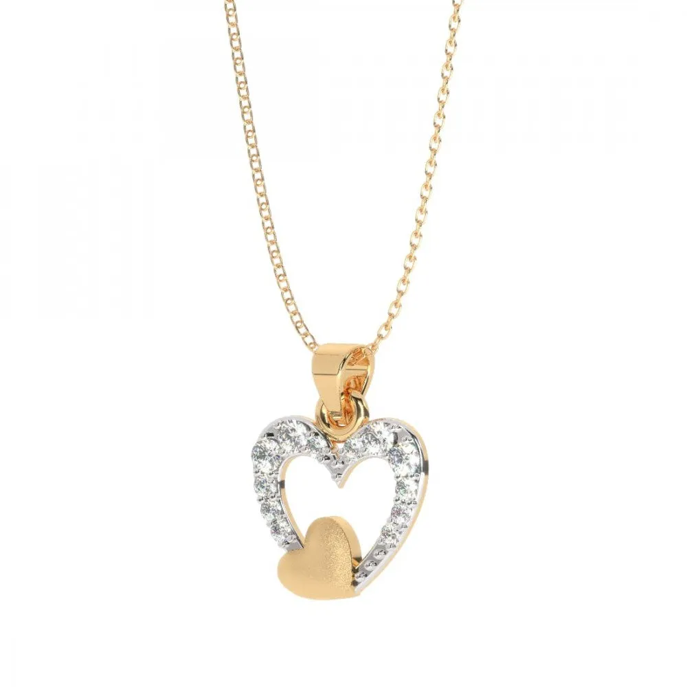 14KT (585) Yellow Gold Pendant For Women