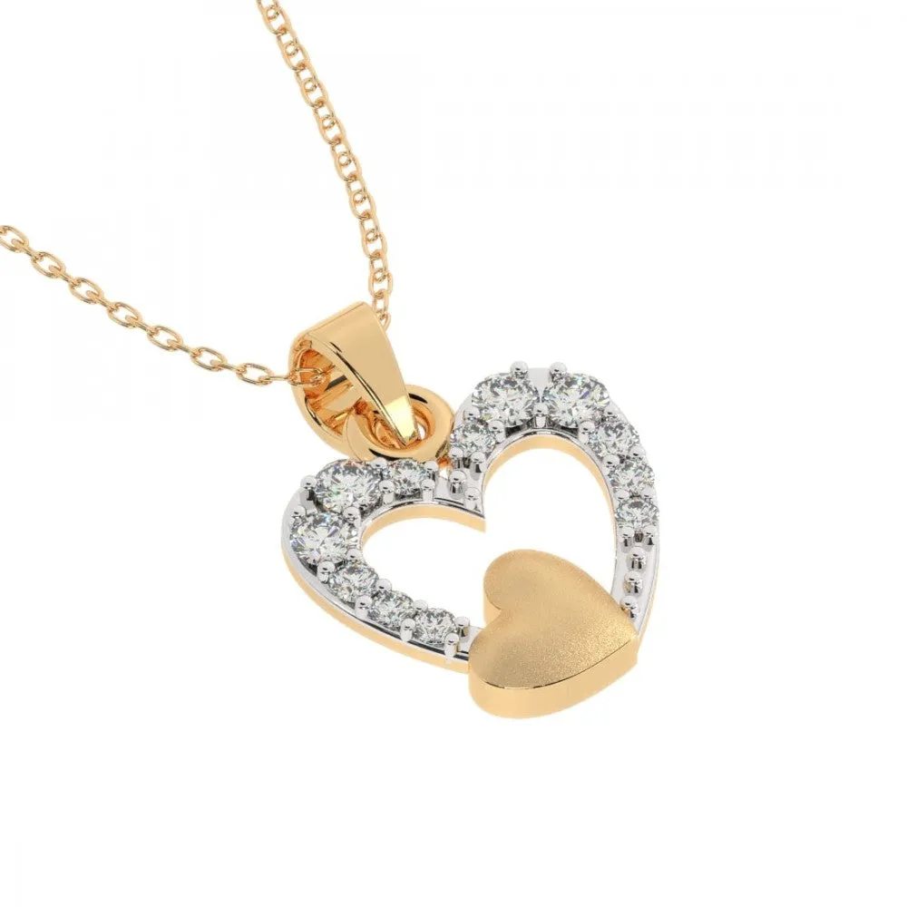 14KT (585) Yellow Gold Pendant For Women