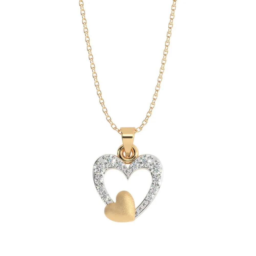 14KT (585) Yellow Gold Pendant For Women