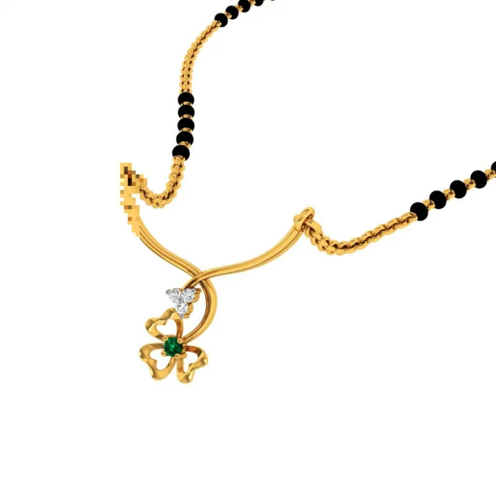 14KT (585) Yellow Gold Pendant For Women