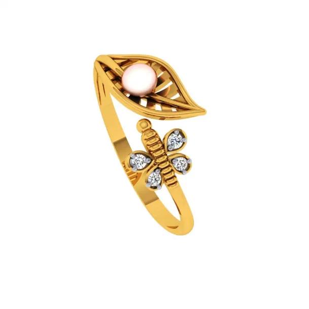14KT (585) Yellow Gold Ring For Women