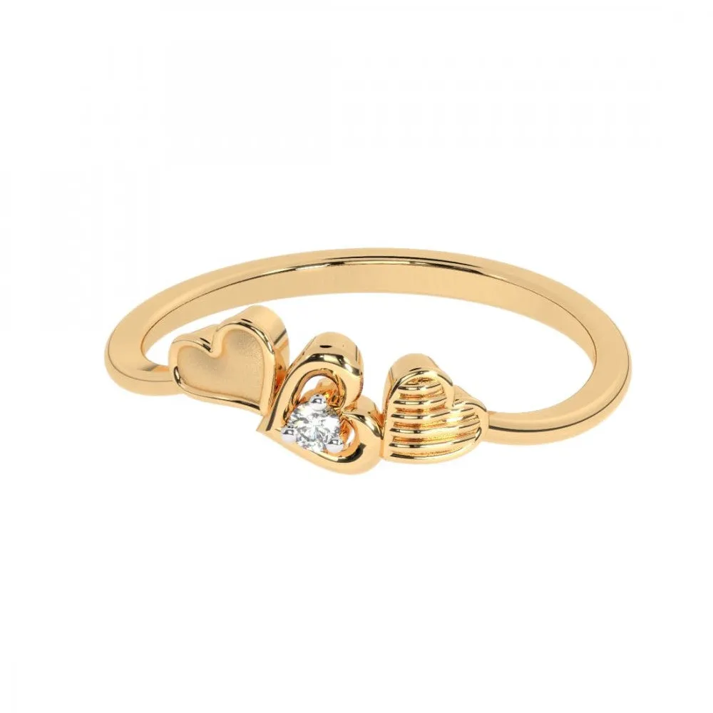 14KT (585) Yellow Gold Ring For Women