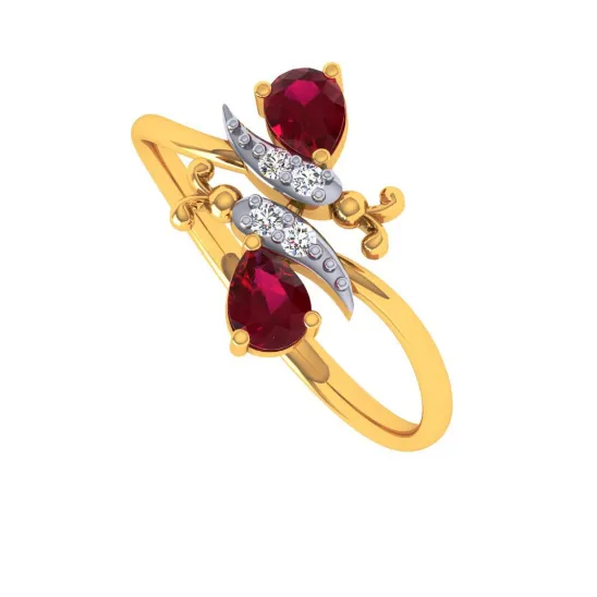14KT (585) Yellow Gold Ring For Women