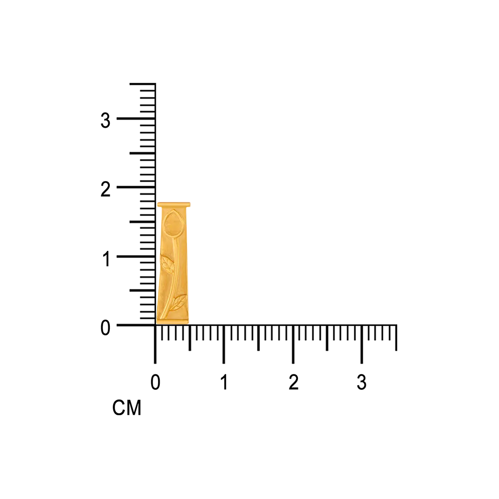 14KT (585) Yellow Gold Stud Earrings For Women