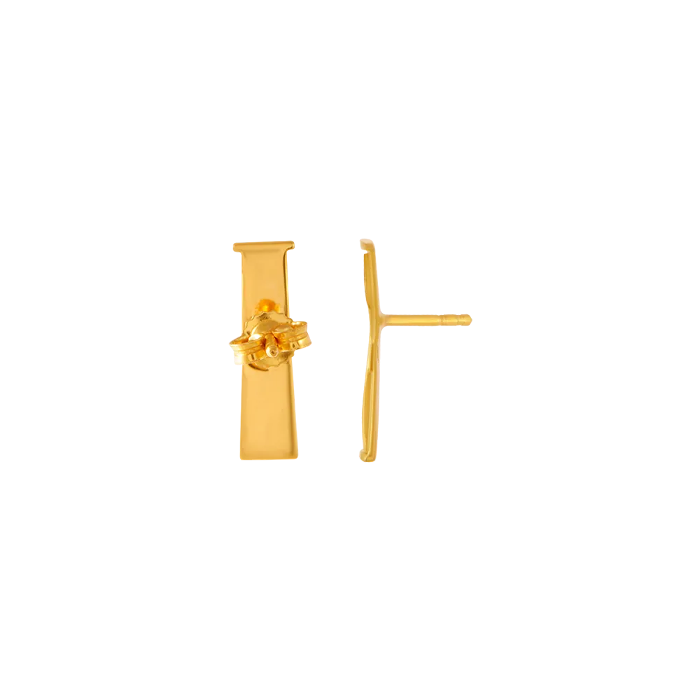 14KT (585) Yellow Gold Stud Earrings For Women