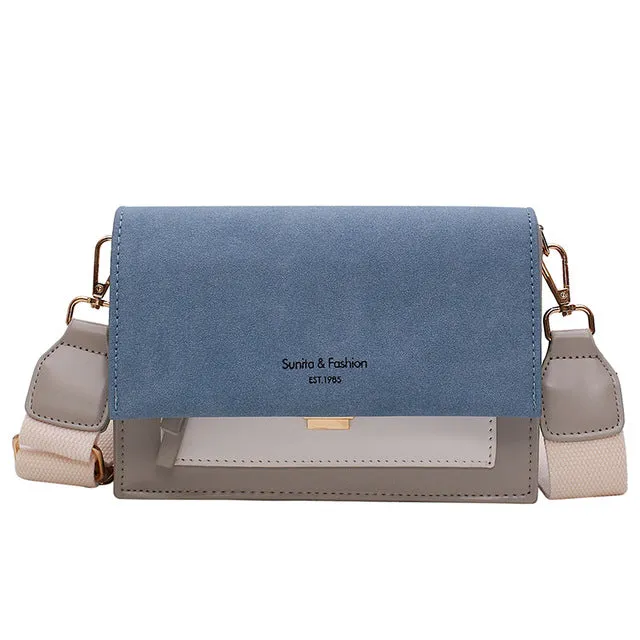 2019 new mini handbags women fashion ins ultra fire retro wide shoulder strap messenger bag purse simple style Crossbody Bags Fashion Nova Bags