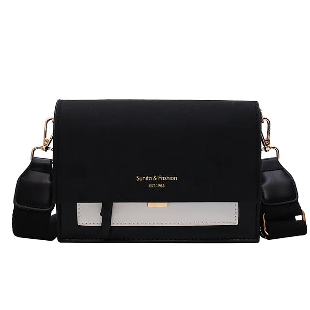 2019 new mini handbags women fashion ins ultra fire retro wide shoulder strap messenger bag purse simple style Crossbody Bags Fashion Nova Bags