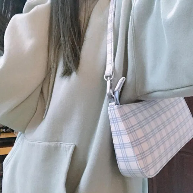 2020 hot sale vintage retro bags designer ladies hand bags French plaid red bag woman elegant small bolsa feminina shoulder bags Fashion Nova Bags