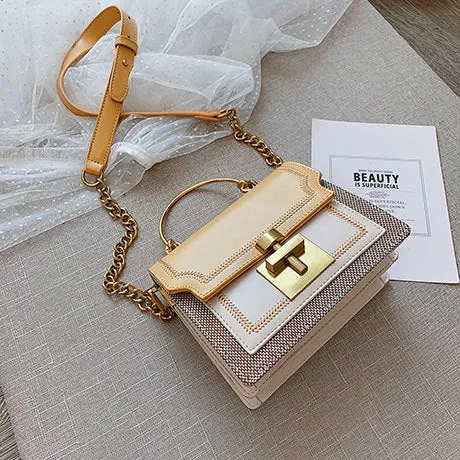 2020 New Fashion Pathwork PU Leather Women Crossbody Bags Vintage Shoulder Messenger Bag Ladies Clutch Casual Totes Female Purse Fashion Nova Bags