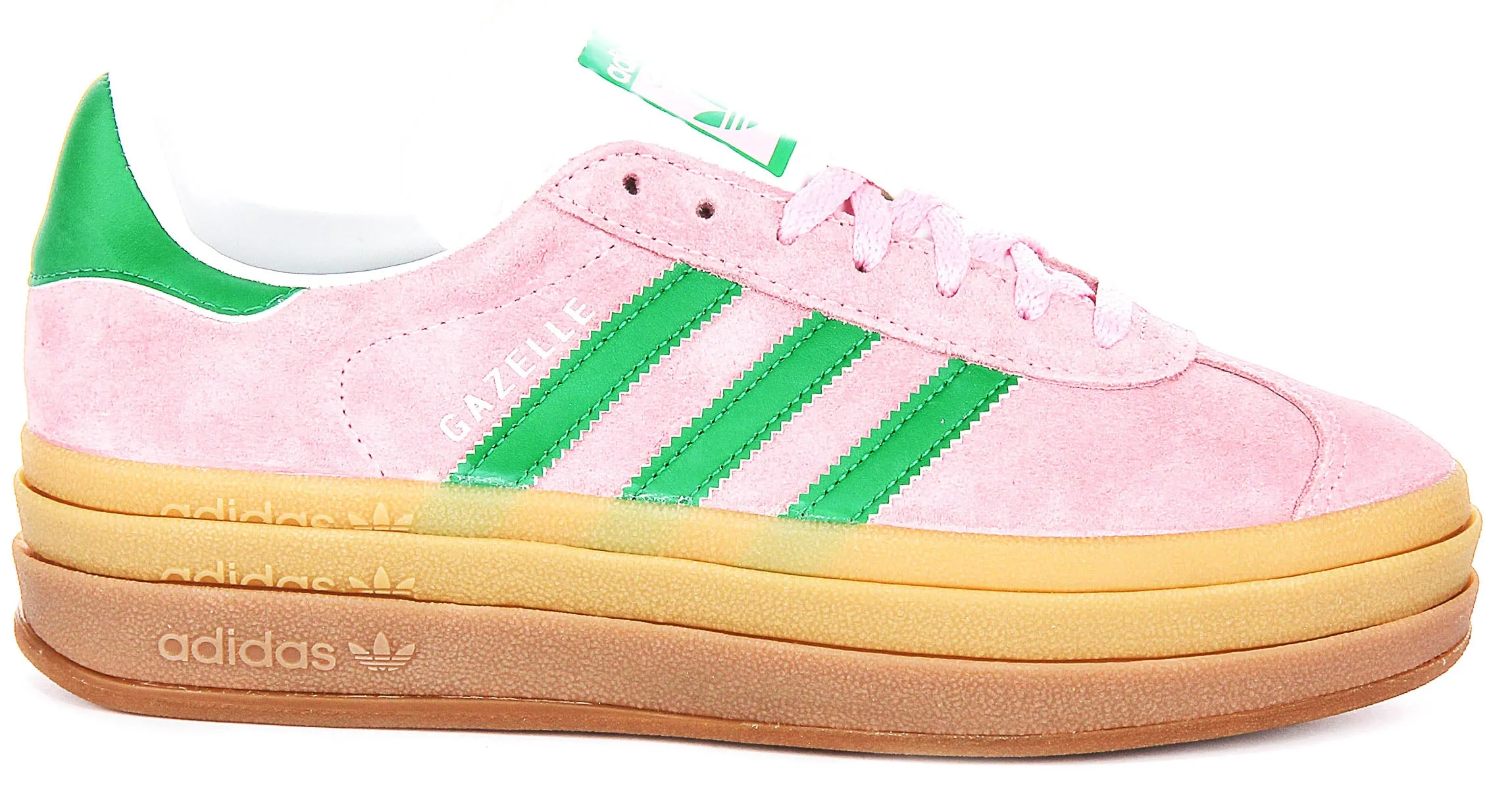 Adidas Gazelle Bold W In Pink White For Women Shoes Adidas