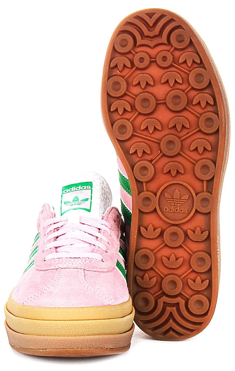 Adidas Gazelle Bold W In Pink White For Women Shoes Adidas
