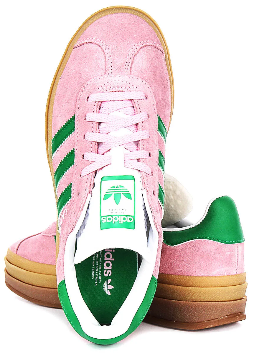 Adidas Gazelle Bold W In Pink White For Women Shoes Adidas