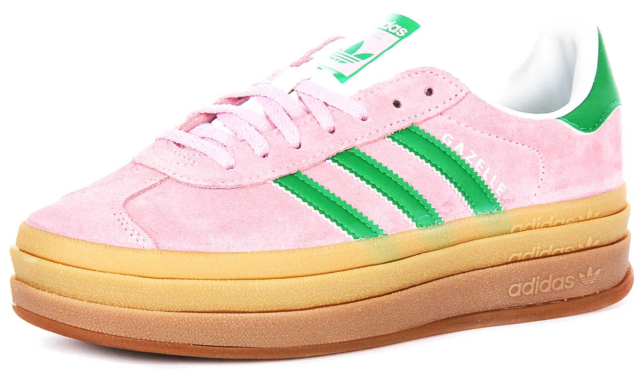 Adidas Gazelle Bold W In Pink White For Women Shoes Adidas