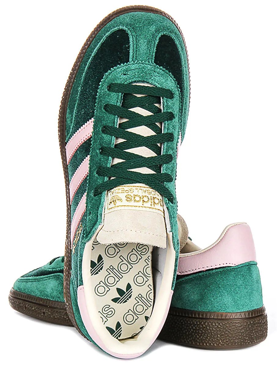 Adidas Handball Spezia In Green Pink For Women Shoes Adidas