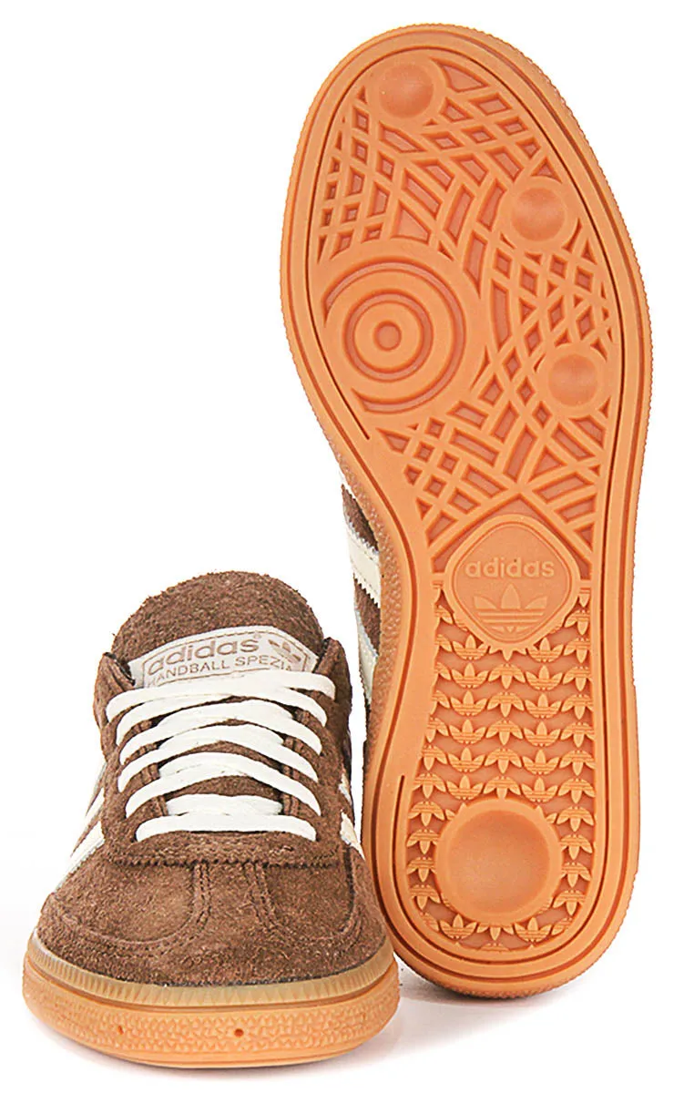 Adidas Handball Spezial In Brown White For Women Shoes Adidas