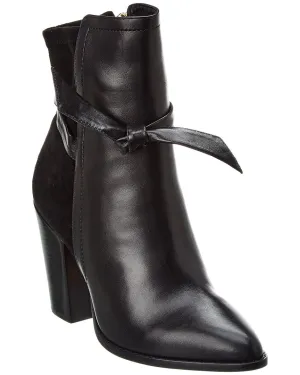 Alexandre Birman Clarita 90 Leather & Suede Bootie