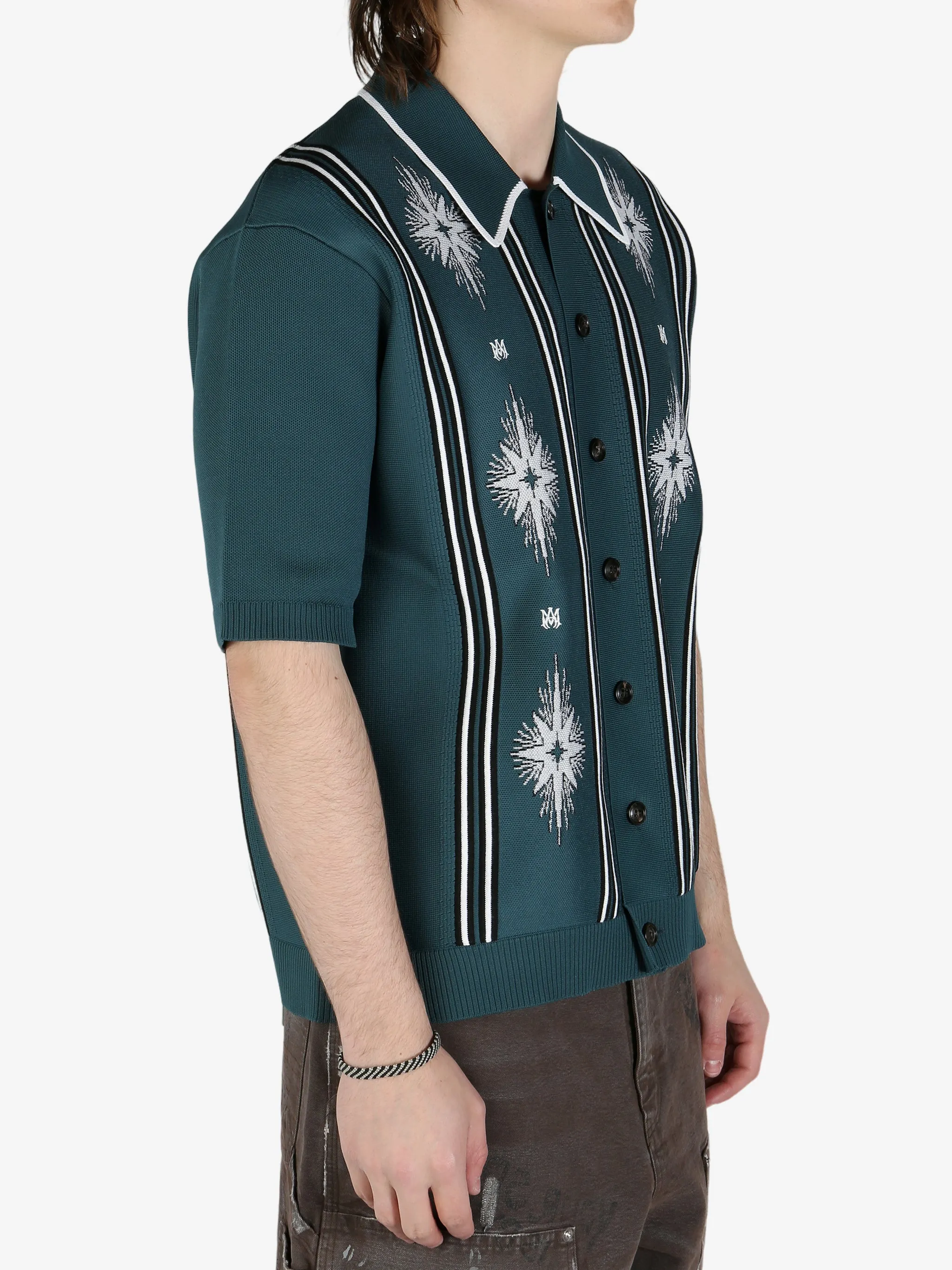 AMIRI - Men Starburst Button Down Polo Clothing_amiri