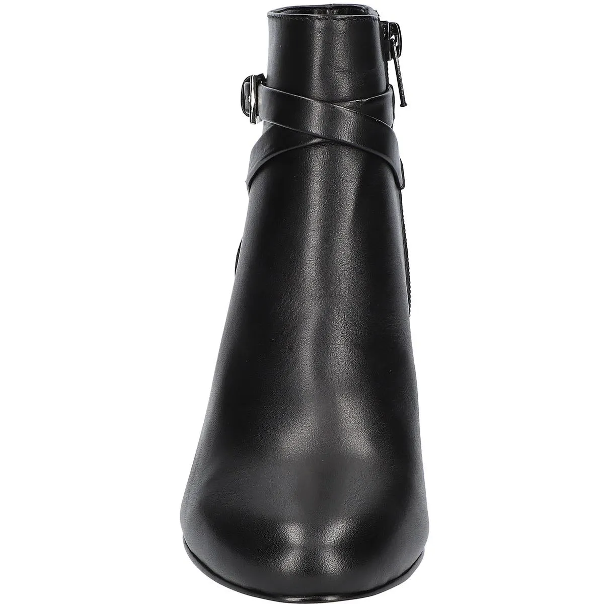 ARLETTE Womens Leather Zip Up Ankle Boots