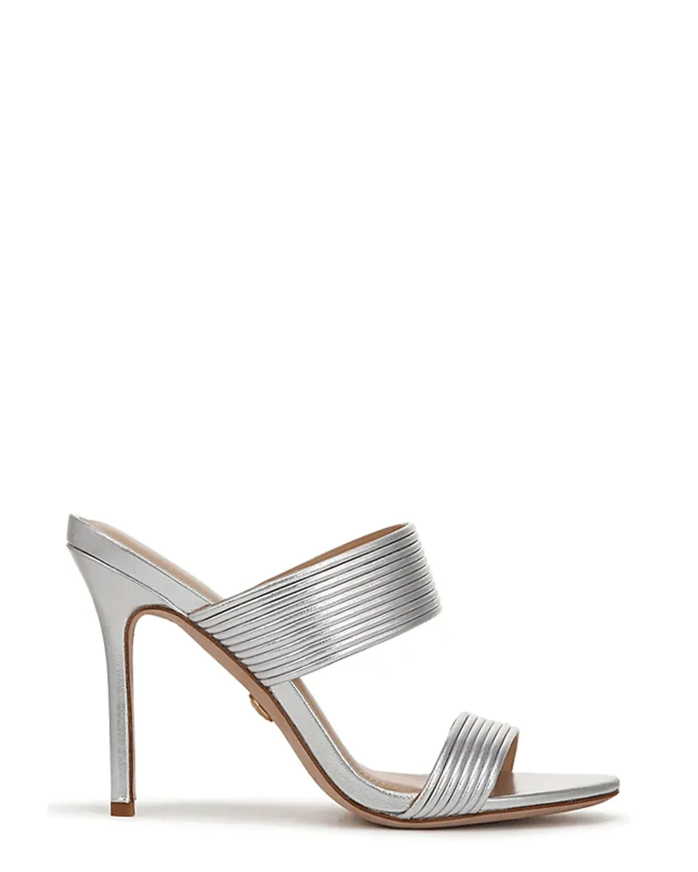 Asha Mignon Double Strap Sandal in Silver