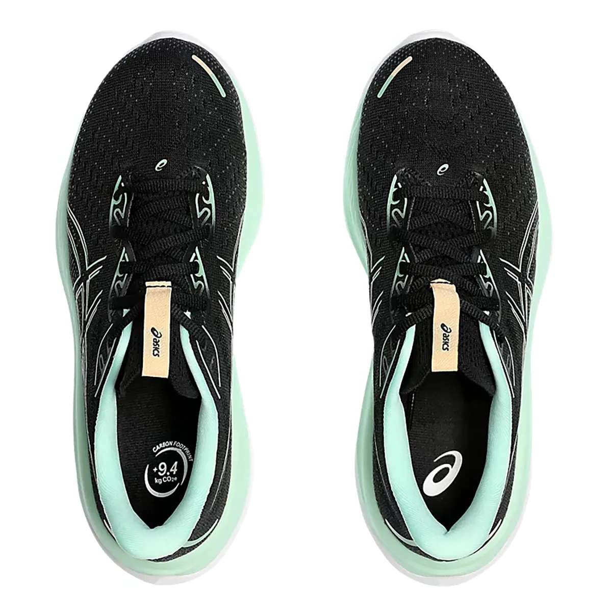 Asics Gel Cumulus 26 - Black - Mint Tint