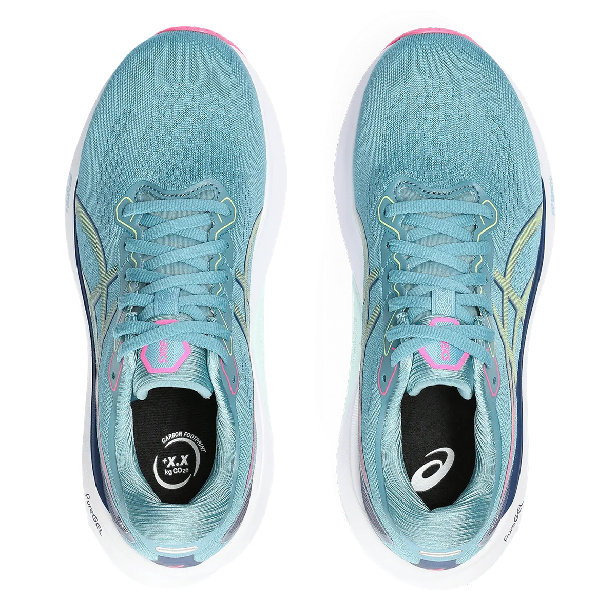 Asics Gel Kayano 30 - Gris Blue - Lime Green