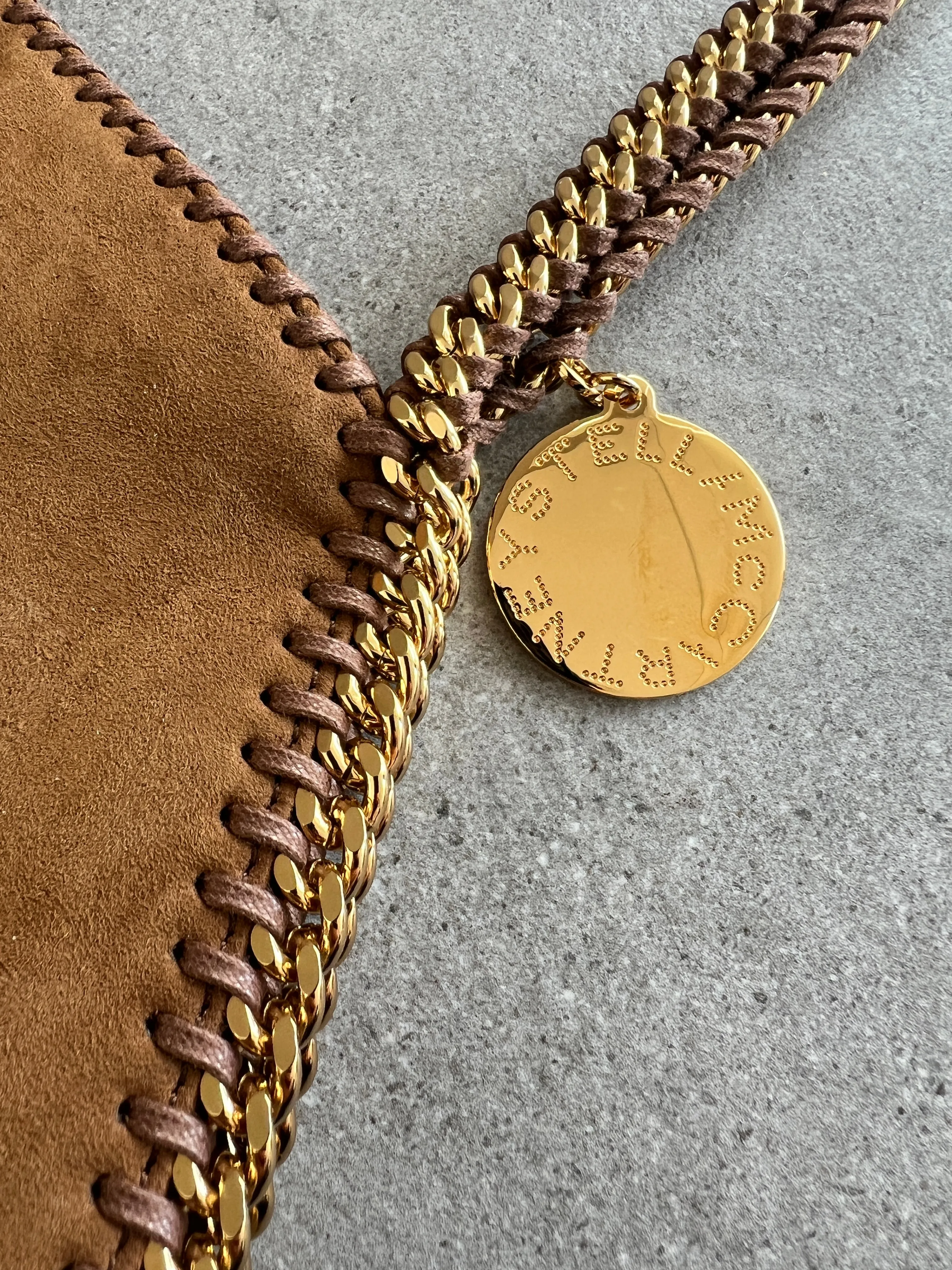 Baby Bella Large Shoulder Tote Suede, Brandy (G) Bags_Stella Mccartney_Bags