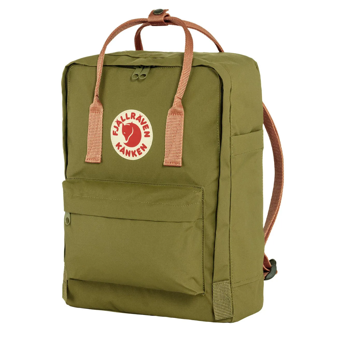 Bags FjallravenBackpack Men Fjallraven Kanken Classic Backpack Foliage Green / Peach Sand