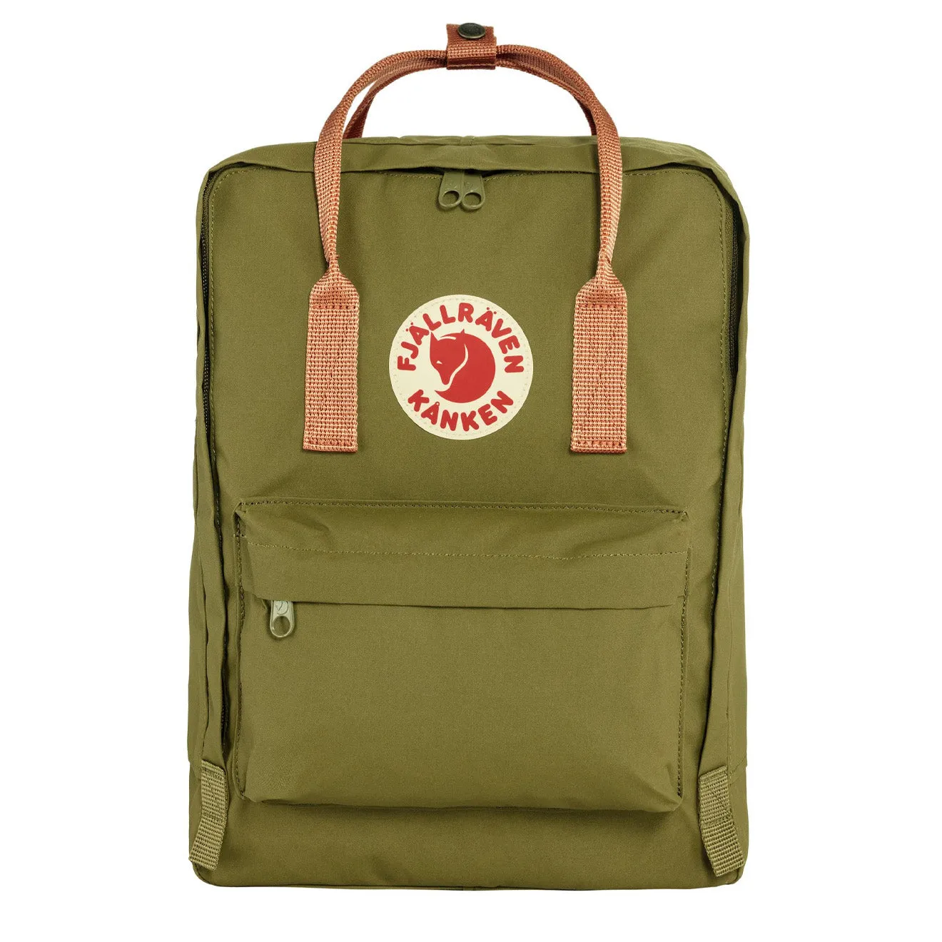 Bags FjallravenBackpack Men Fjallraven Kanken Classic Backpack Foliage Green / Peach Sand