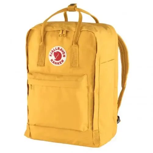 Bags FjallravenBackpack Men Fjallraven Kanken Laptop 17 Ochre
