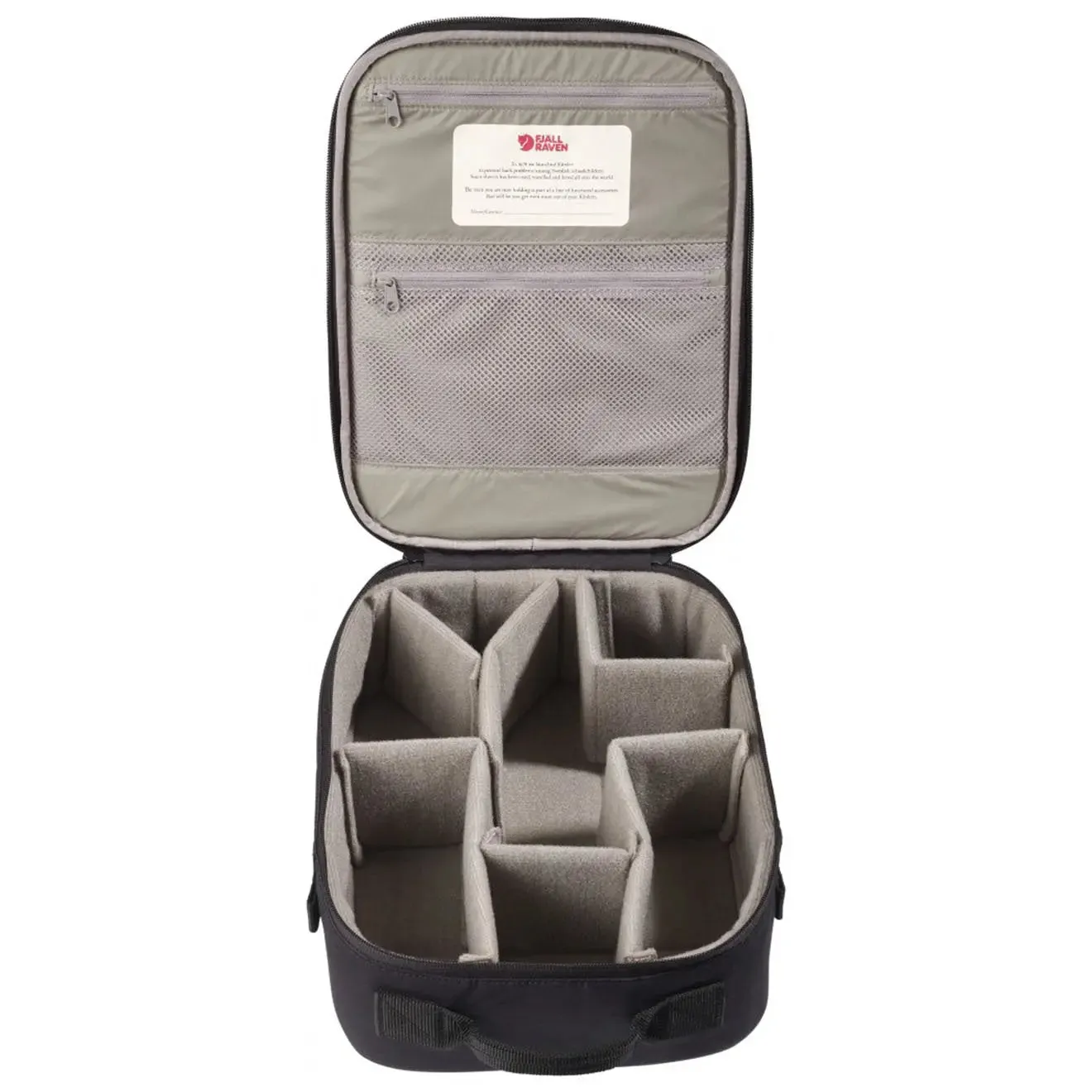 Bags FjallravenBackpack Men Fjallraven Kanken Photo Insert Bag Black