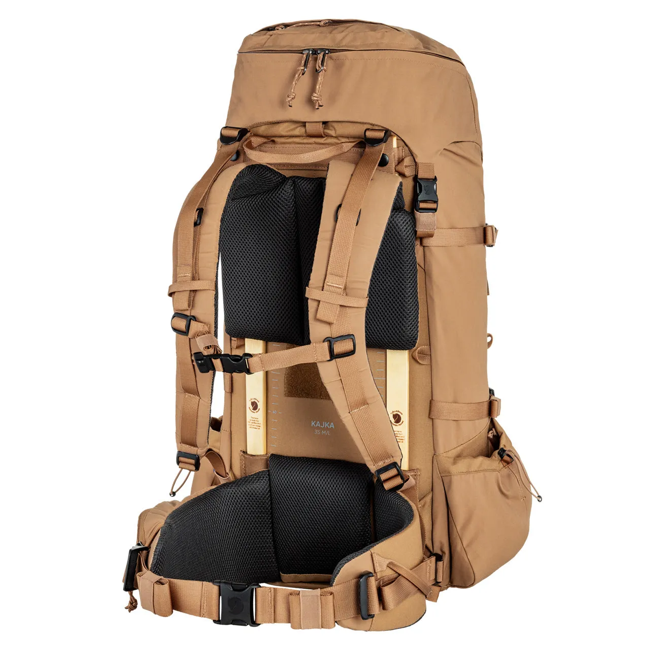 Bags Fjallravenbags Men Fjallraven Kajka 35 Backpack M/L Khaki Dust