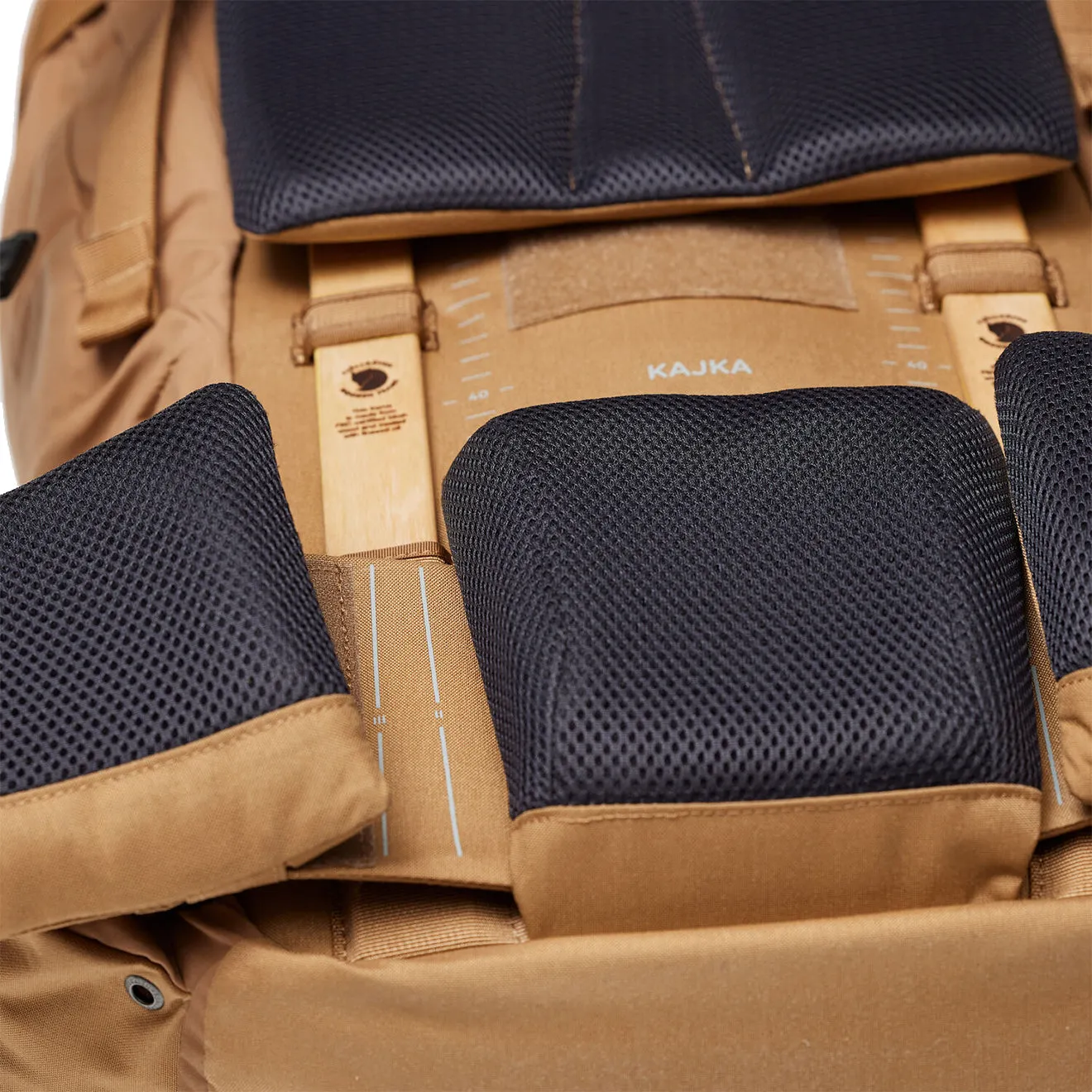 Bags Fjallravenbags Men Fjallraven Kajka 55L M/L Backpack Khaki Dust