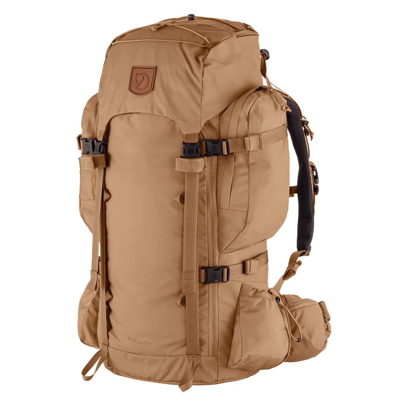 Bags Fjallravenbags Men Fjallraven Kajka 55L M/L Backpack Khaki Dust